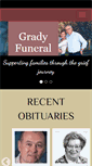 Mobile Screenshot of gradyfuneralhome.com